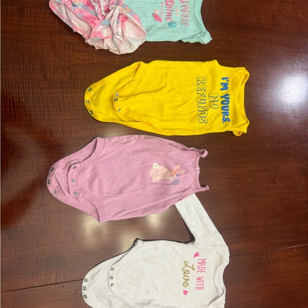 Colorful Baby Onesies Set